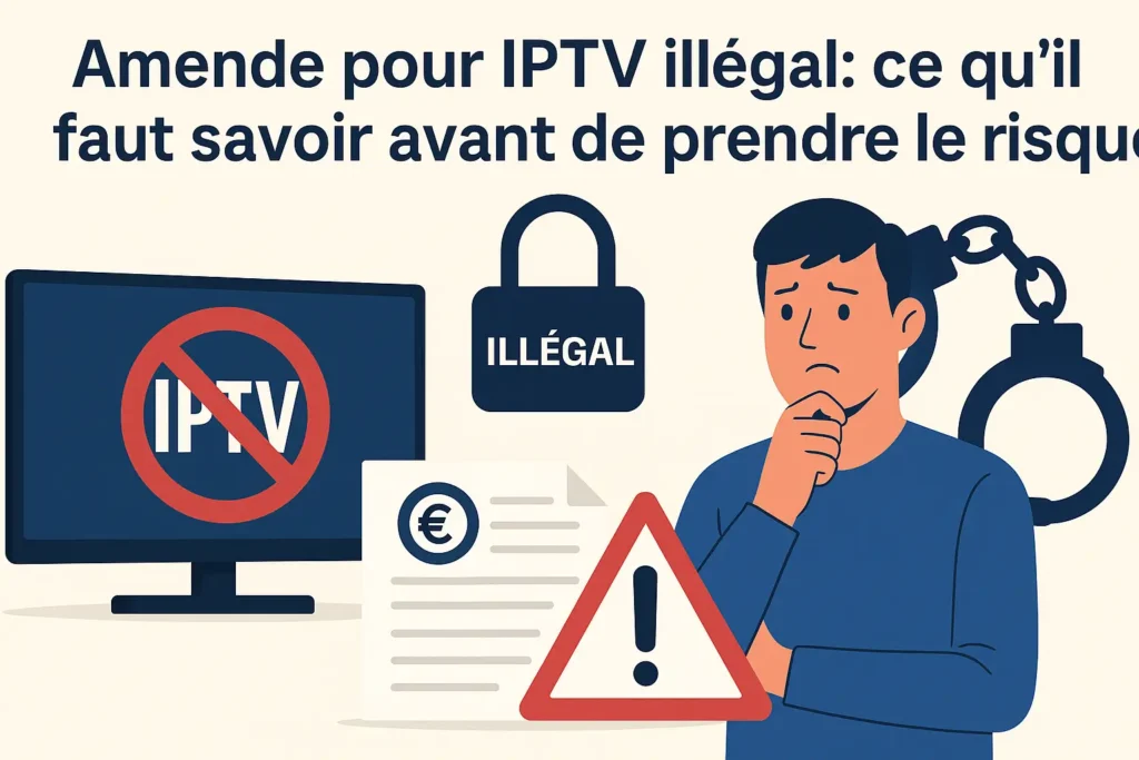 IPTV illégal amende