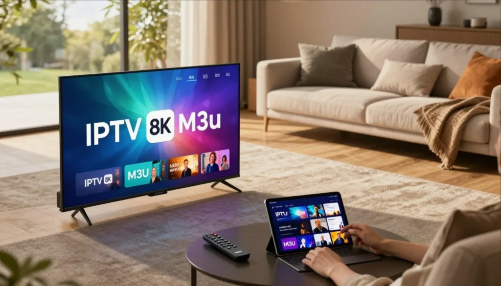IPTV 8K M3U : Streaming Ultra 8K et listes M3U expliqués